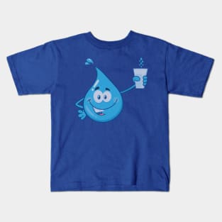 Water Droplets Kids T-Shirt